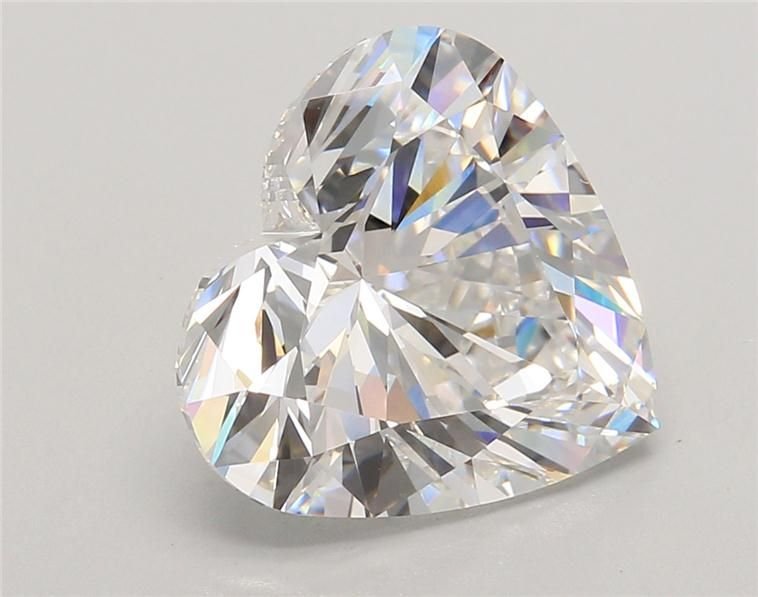 5.09ct E VVS2 Rare Carat Ideal Cut Heart Lab Grown Diamond