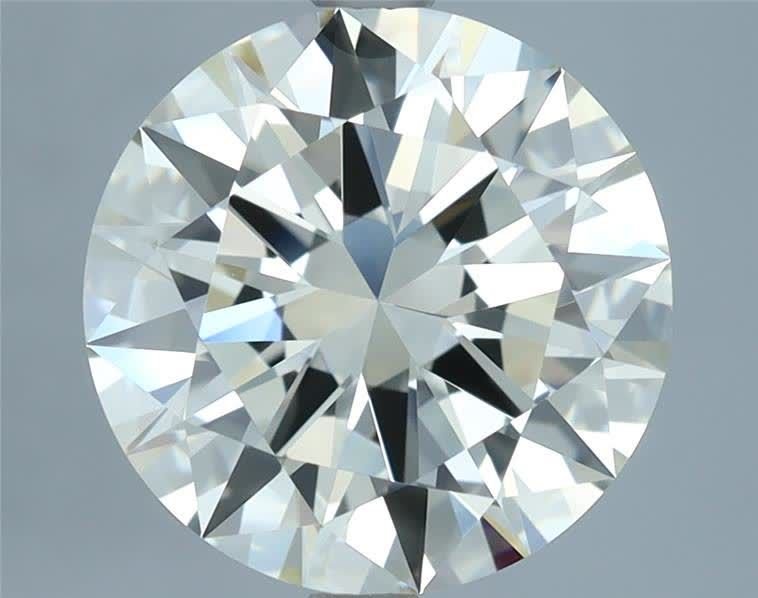 3.78ct J VVS1 Excellent Cut Round Diamond