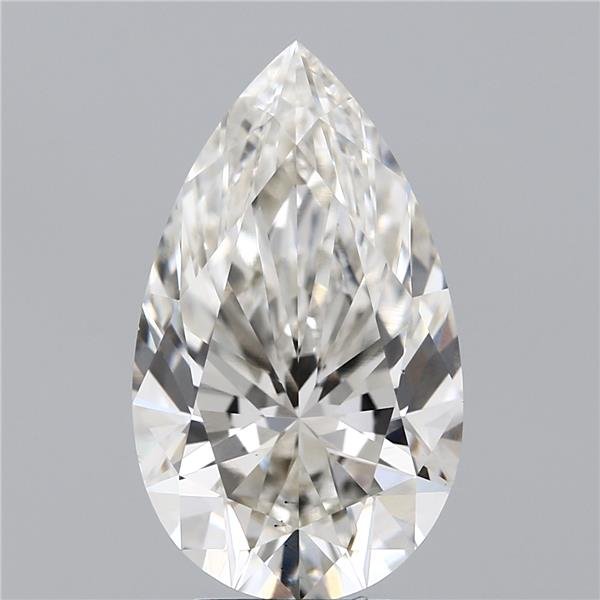 5.02ct I VS2 Rare Carat Ideal Cut Pear Lab Grown Diamond