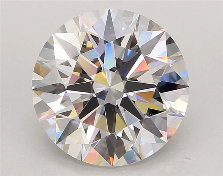 5.05ct F VS1 Rare Carat Ideal Cut Round Lab Grown Diamond