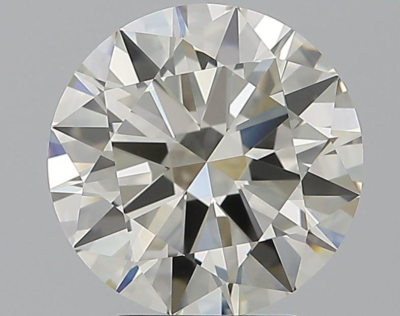 3.01ct K IF Excellent Cut Round Diamond