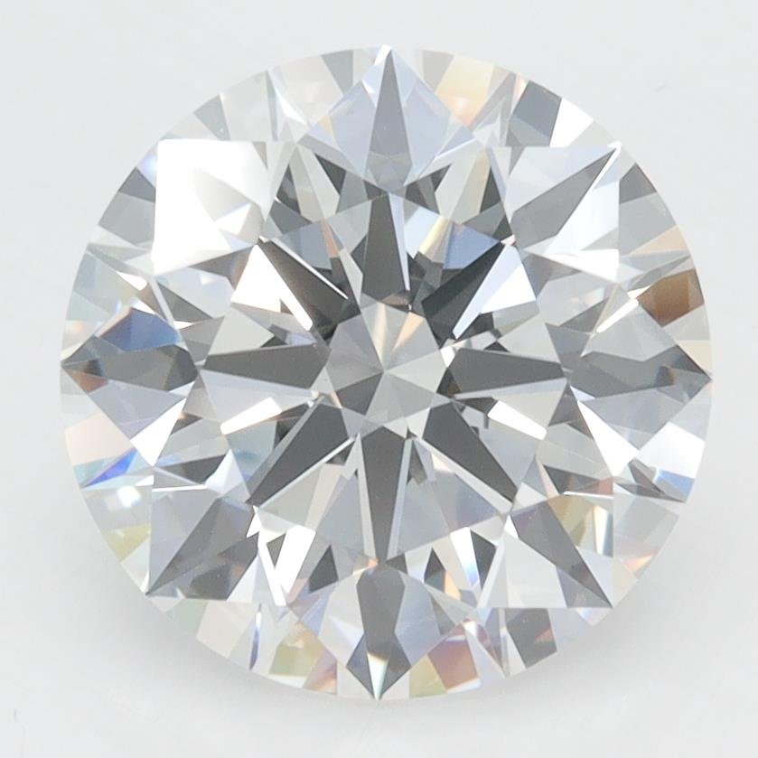 3.71ct D VVS2 Rare Carat Ideal Cut Round Lab Grown Diamond