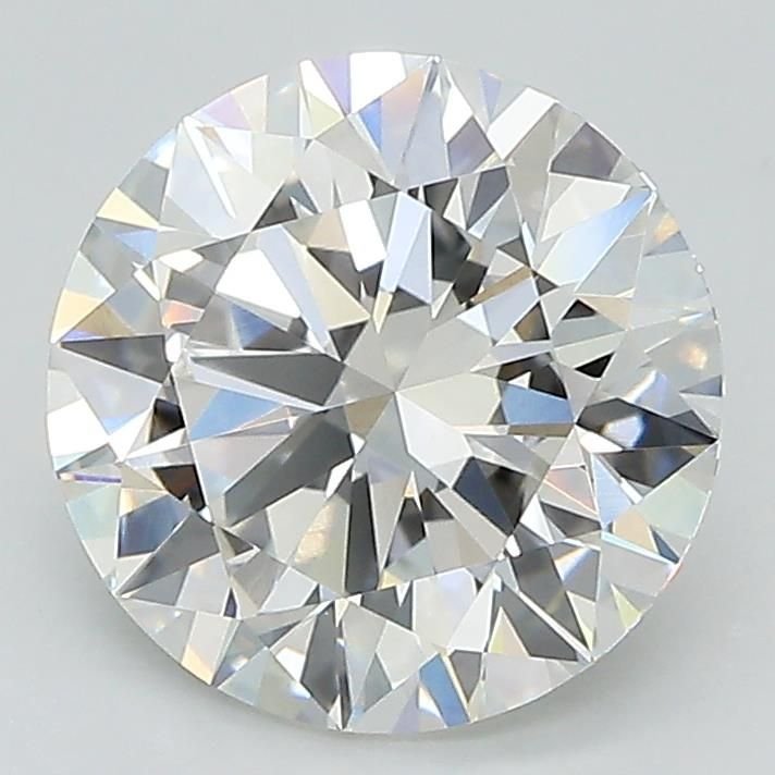 2.59ct F VVS2 Rare Carat Ideal Cut Round Lab Grown Diamond