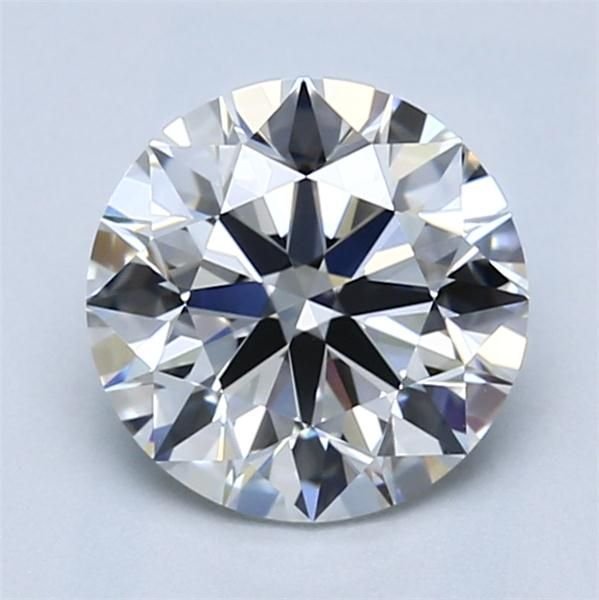 1.73ct H VVS2 Rare Carat Ideal Cut Round Diamond