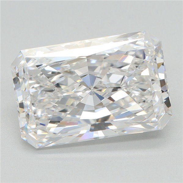 3.39ct D VVS2 Rare Carat Ideal Cut Radiant Lab Grown Diamond