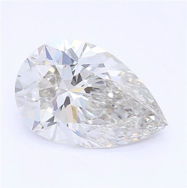 0.85ct H VS2 Rare Carat Ideal Cut Pear Lab Grown Diamond