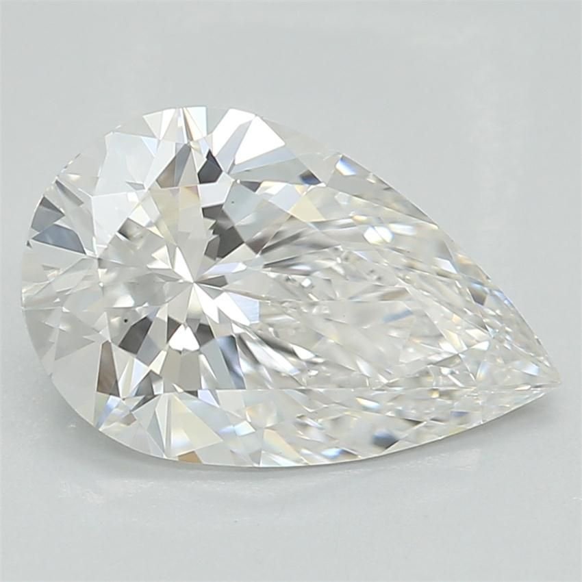 1.08ct E VS2 Rare Carat Ideal Cut Pear Lab Grown Diamond