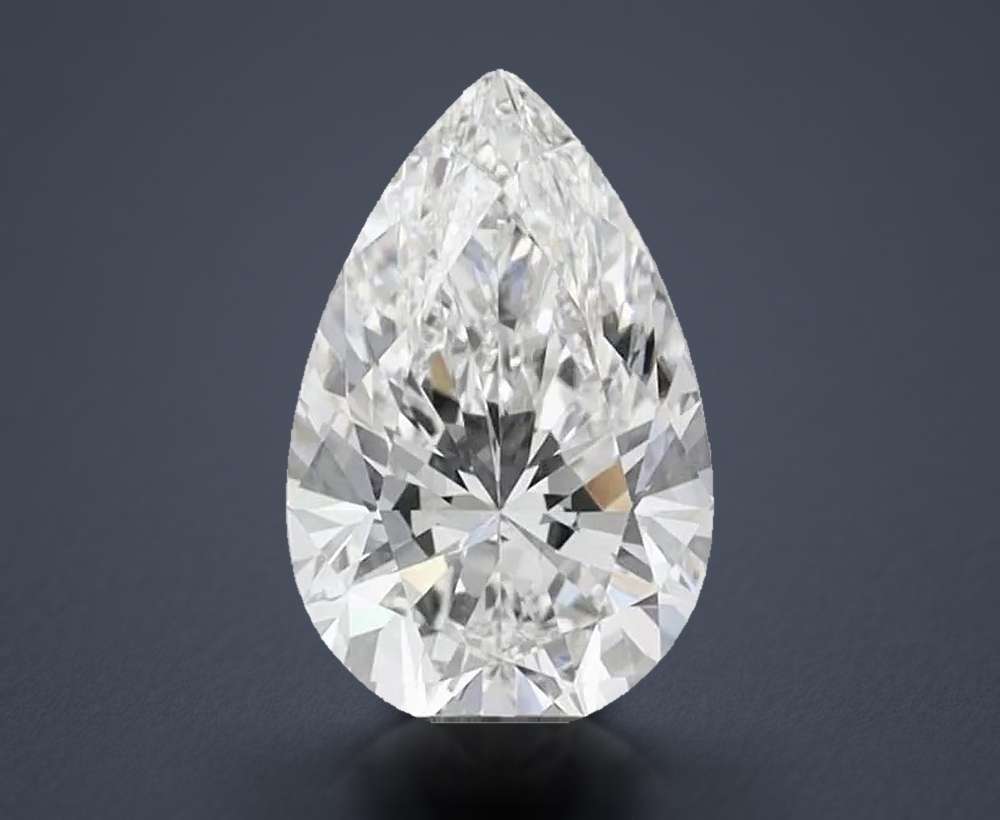 3.56 Carat Pear Lab Diamond