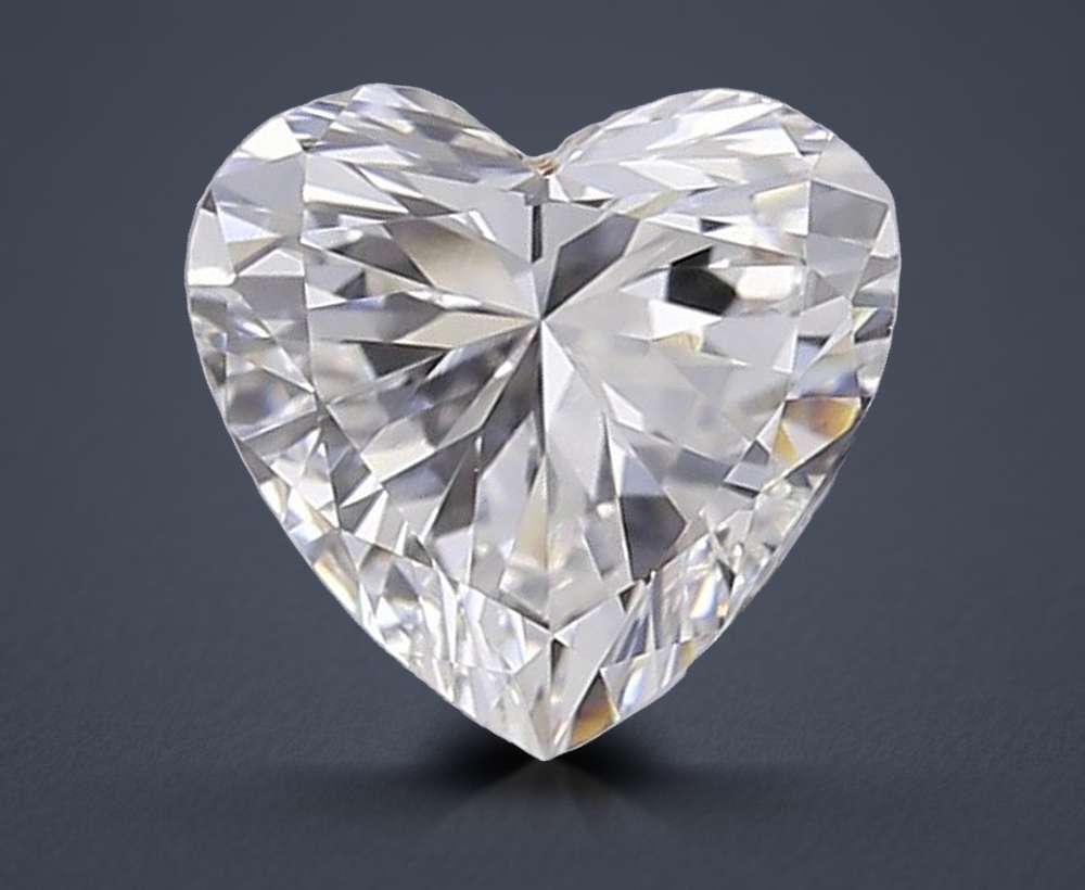 0.52 Carat Heart Lab Diamond