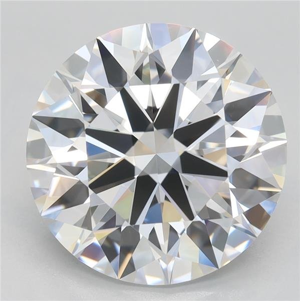 4.60ct D VVS2 Rare Carat Ideal Cut Round Lab Grown Diamond