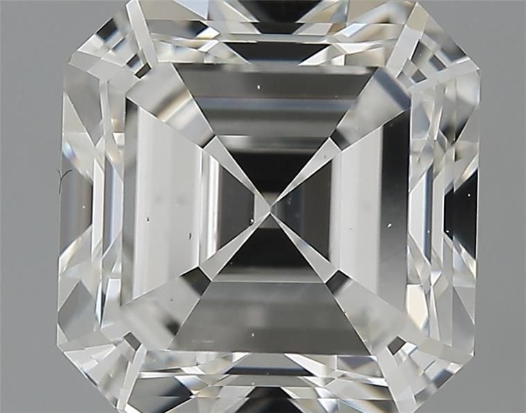 3.03ct H VS2 Very Good Cut Asscher Diamond