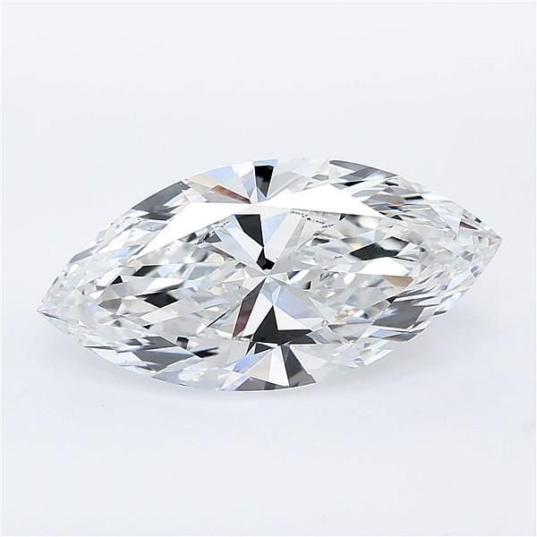 3.00ct E VS1 Rare Carat Ideal Cut Marquise Lab Grown Diamond