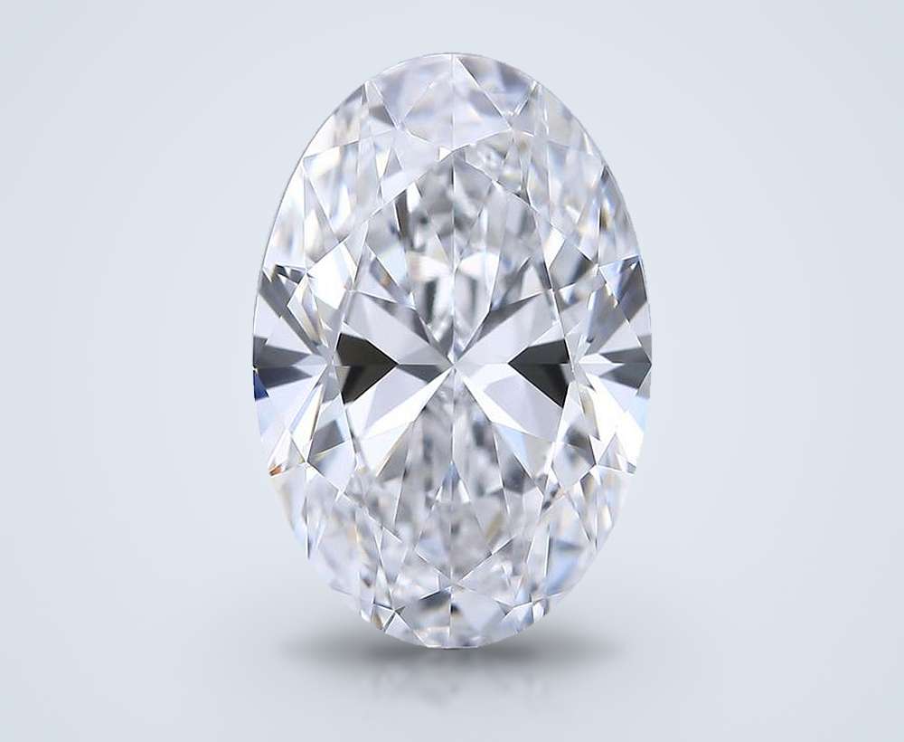 6.56 Carat Oval Lab Diamond