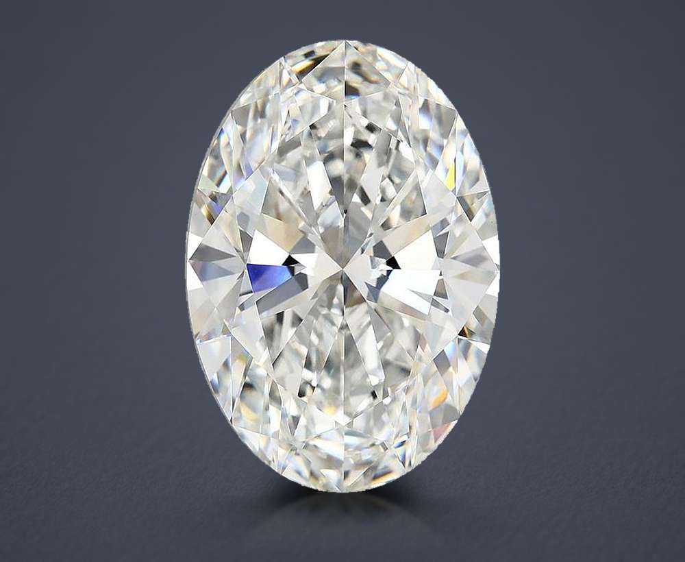 12.07 Carat Oval Lab Diamond