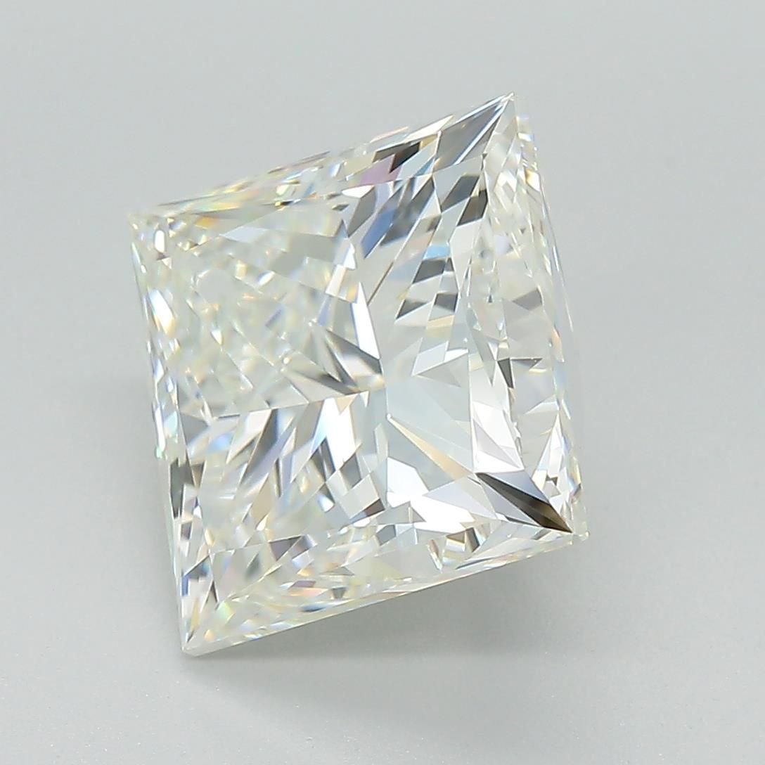 5.02ct H VVS2 Very Good Cut Princess Lab Grown Diamond