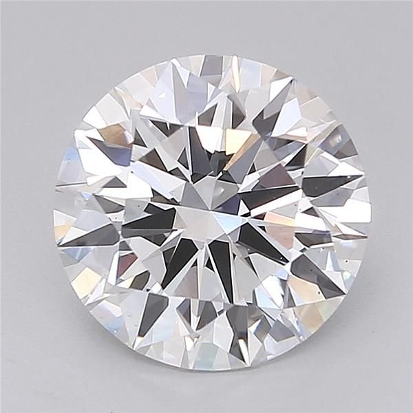 3.51ct E VS2 Rare Carat Ideal Cut Round Lab Grown Diamond