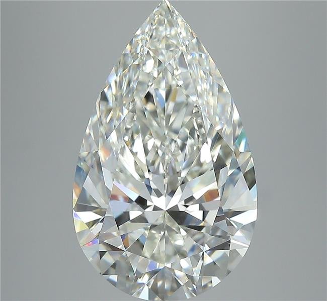 5.49ct H VVS1 Rare Carat Ideal Cut Pear Diamond