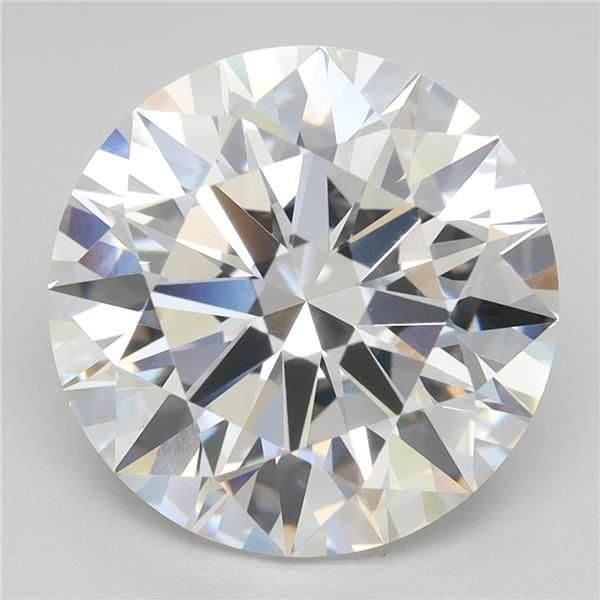 5.06ct E VVS2 Rare Carat Ideal Cut Round Lab Grown Diamond