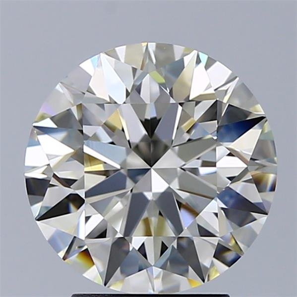 3.20ct J IF Rare Carat Ideal Cut Round Diamond