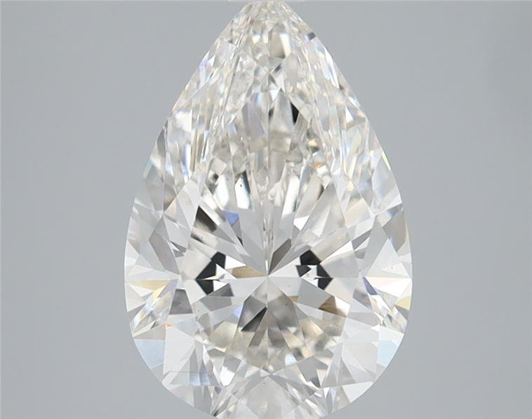 2.59ct H VS1 Rare Carat Ideal Cut Pear Lab Grown Diamond