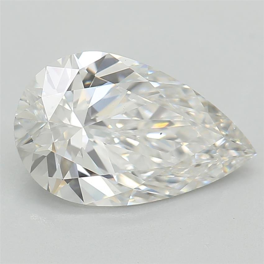 1.09ct F VS1 Rare Carat Ideal Cut Pear Lab Grown Diamond