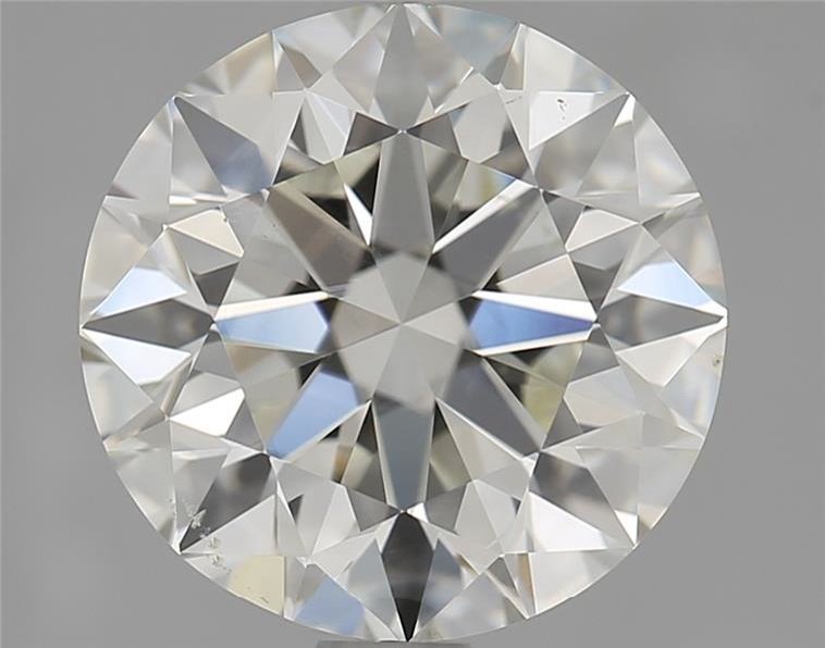 2.51ct K SI1 Rare Carat Ideal Cut Round Diamond