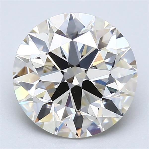 2.22ct K VVS2 Rare Carat Ideal Cut Round Diamond