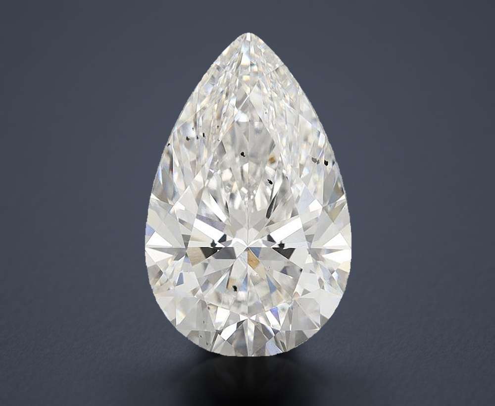 5.51 Carat Pear Lab Diamond