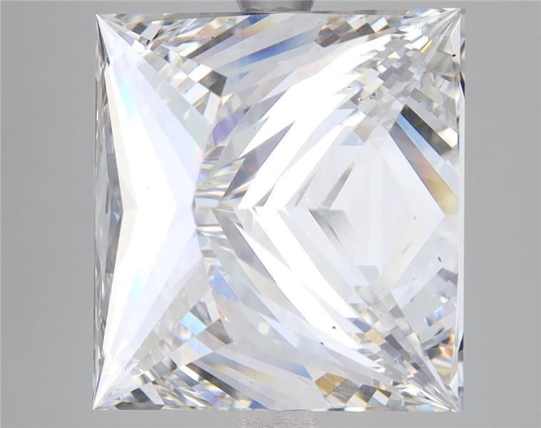 10.06ct F VS2 Rare Carat Ideal Cut Princess Lab Grown Diamond