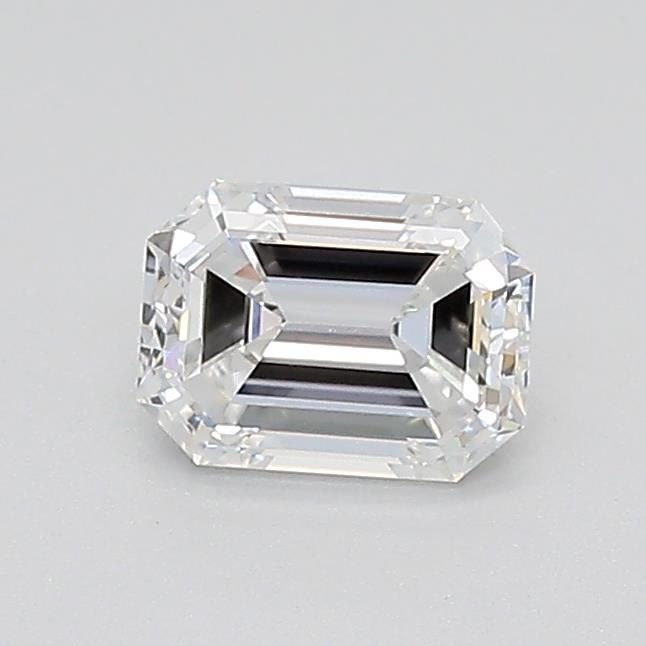 0.54ct D VVS1 Very Good Cut Emerald Diamond
