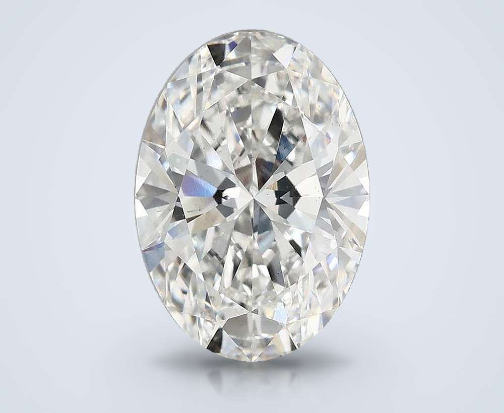 3.90 Carat Oval Lab Diamond