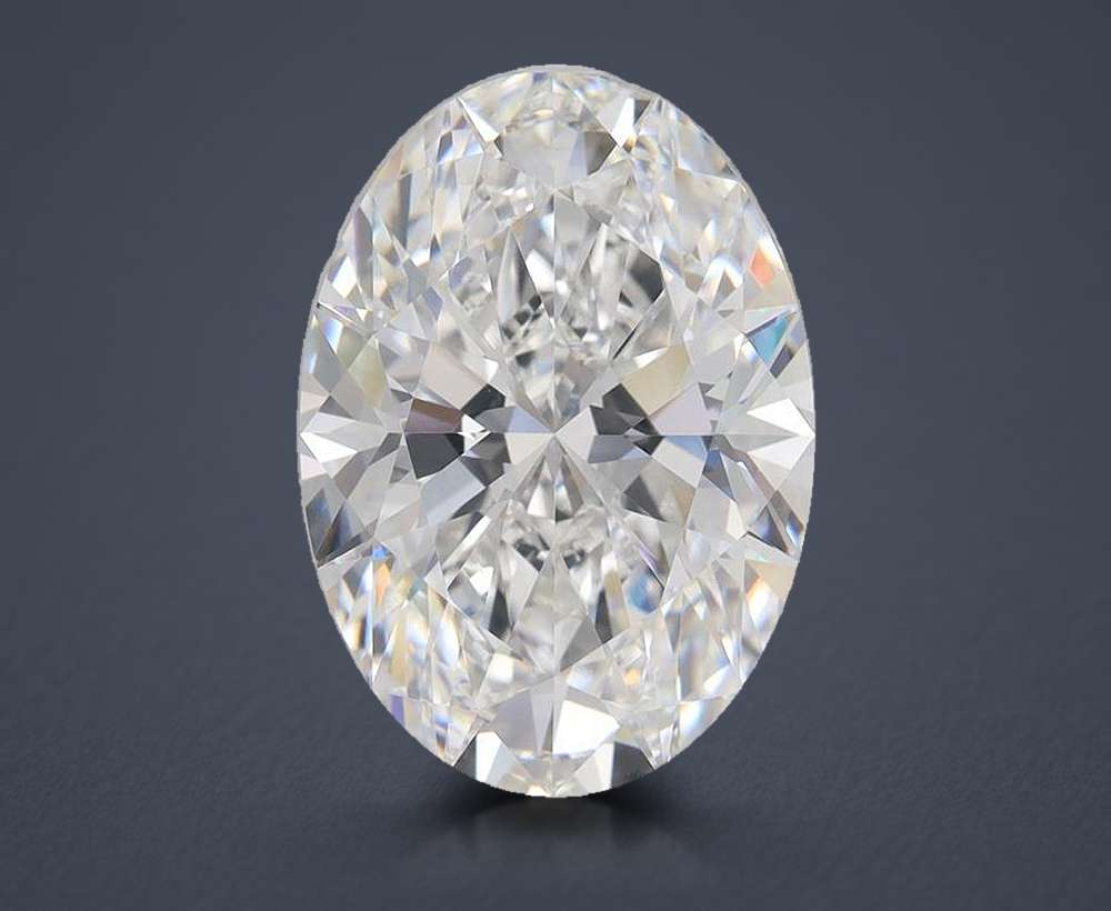 7.80 Carat Oval Lab Diamond