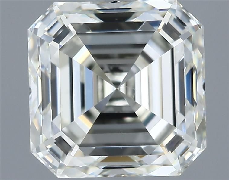 2.05ct J VS2 Rare Carat Ideal Cut Asscher Diamond
