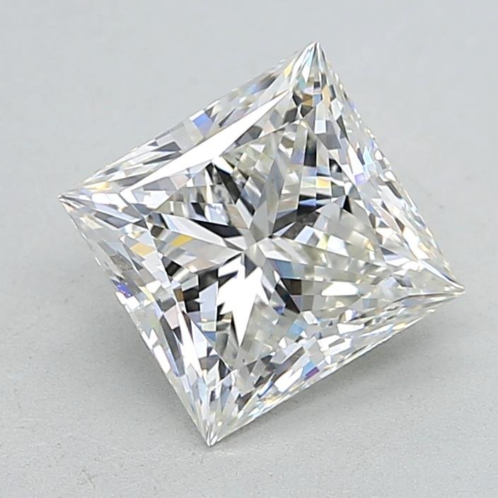 3.02ct H VS1 Rare Carat Ideal Cut Princess Lab Grown Diamond