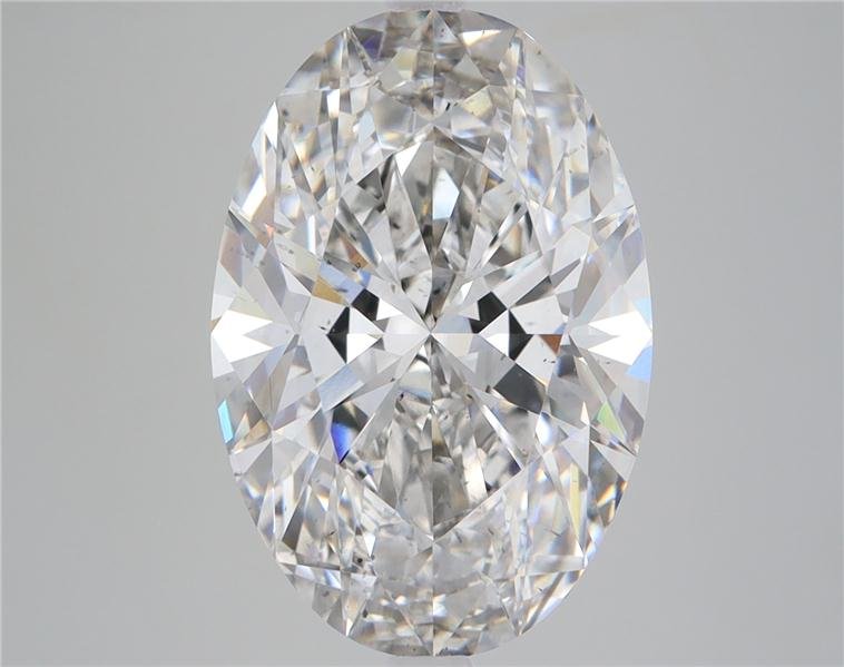 6.18ct H SI1 Rare Carat Ideal Cut Oval Lab Grown Diamond