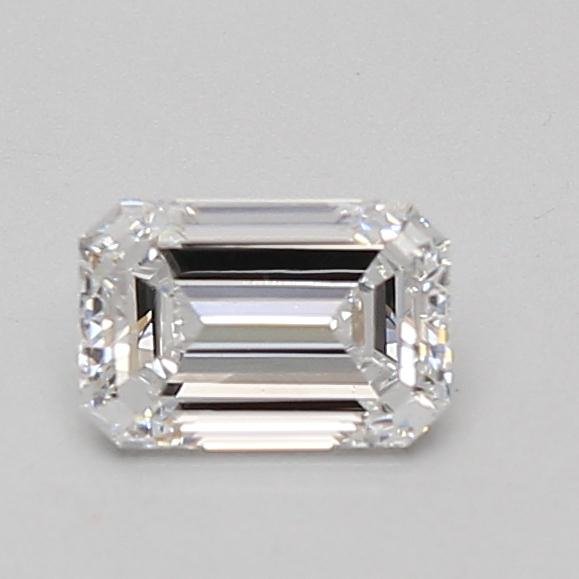 0.76ct D VVS2 Excellent Cut Emerald Lab Grown Diamond