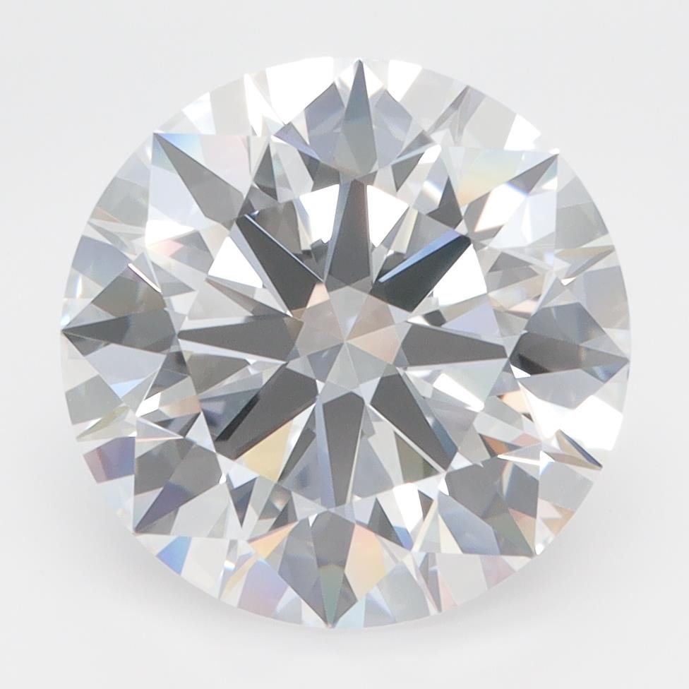 5.01ct D FL Rare Carat Ideal Cut Round Lab Grown Diamond