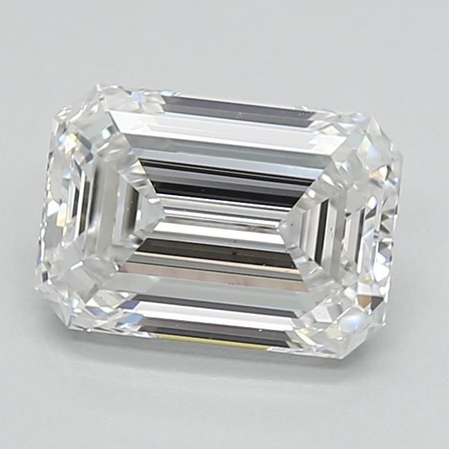 1.45ct E VS1 Rare Carat Ideal Cut Emerald Lab Grown Diamond