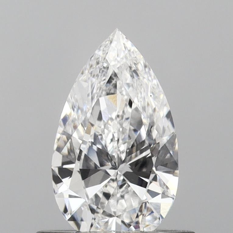 0.66ct E VVS2 Rare Carat Ideal Cut Pear Lab Grown Diamond