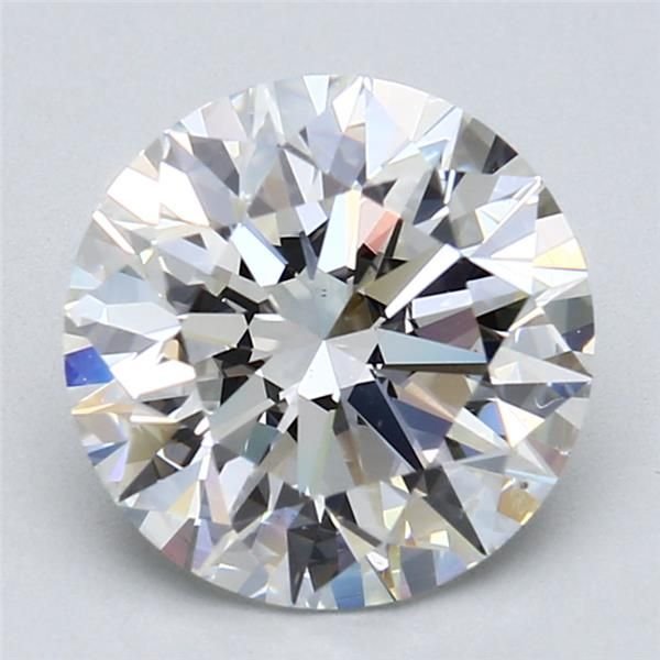 3.03ct G SI1 Rare Carat Ideal Cut Round Diamond