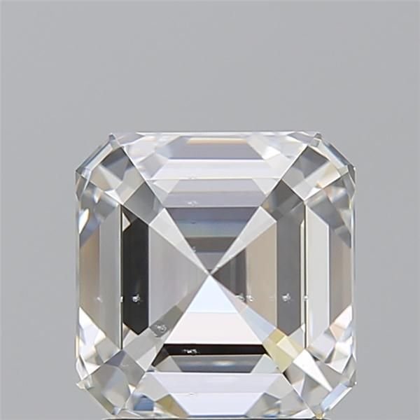 2.51ct F VS2 Very Good Cut Asscher Diamond