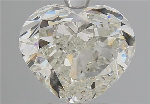 3.00ct J SI2 Good Cut Heart Diamond
