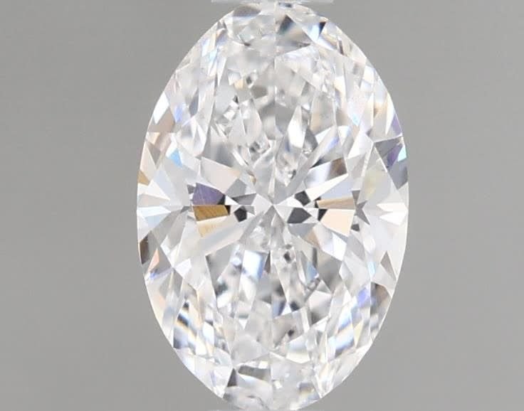 0.56ct D VS1 Rare Carat Ideal Cut Oval Lab Grown Diamond