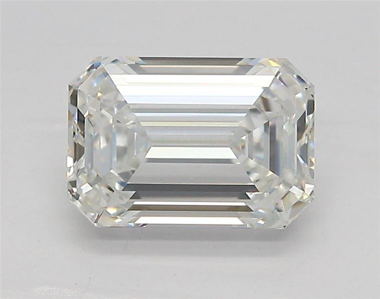 1.53ct F VS1 Rare Carat Ideal Cut Emerald Lab Grown Diamond