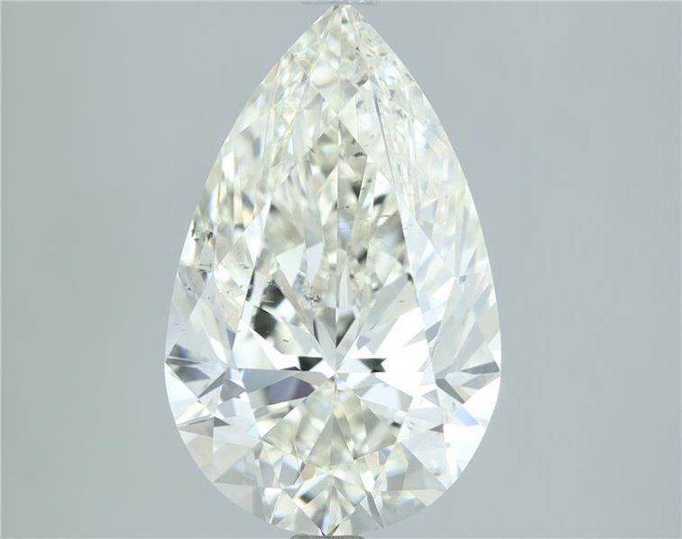 3.03ct J SI2 Rare Carat Ideal Cut Pear Diamond