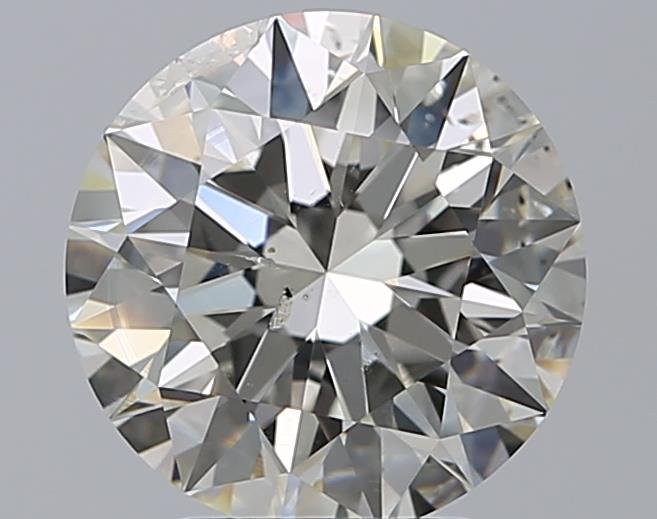 3.01ct H SI2 Excellent Cut Round Diamond