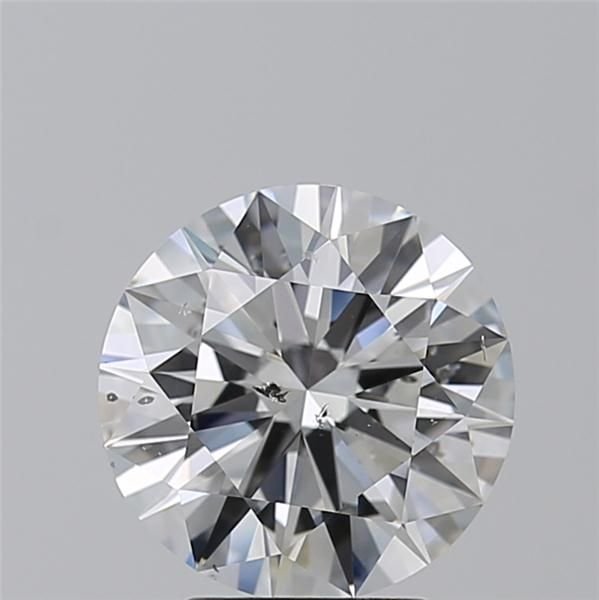 3.08ct E SI2 Rare Carat Ideal Cut Round Diamond
