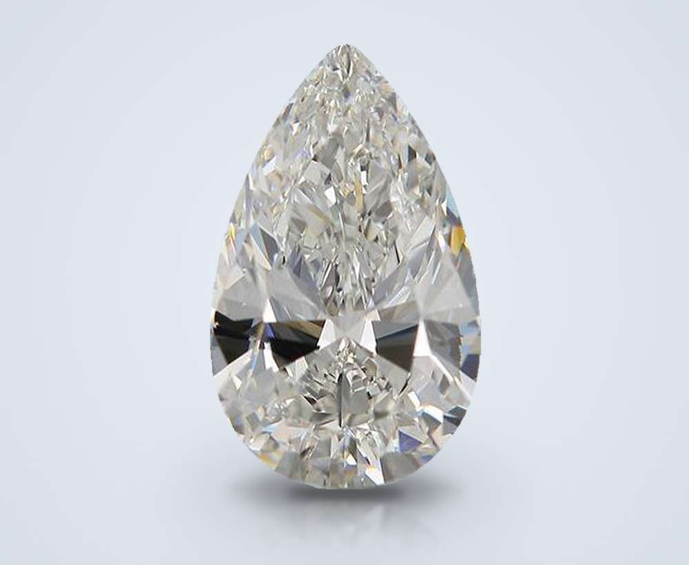 6.31 Carat Pear Natural Diamond