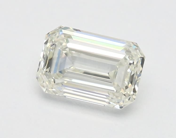 0.57ct J IF Rare Carat Ideal Cut Emerald Diamond