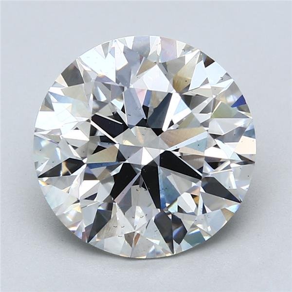 5.40ct F SI1 Rare Carat Ideal Cut Round Lab Grown Diamond